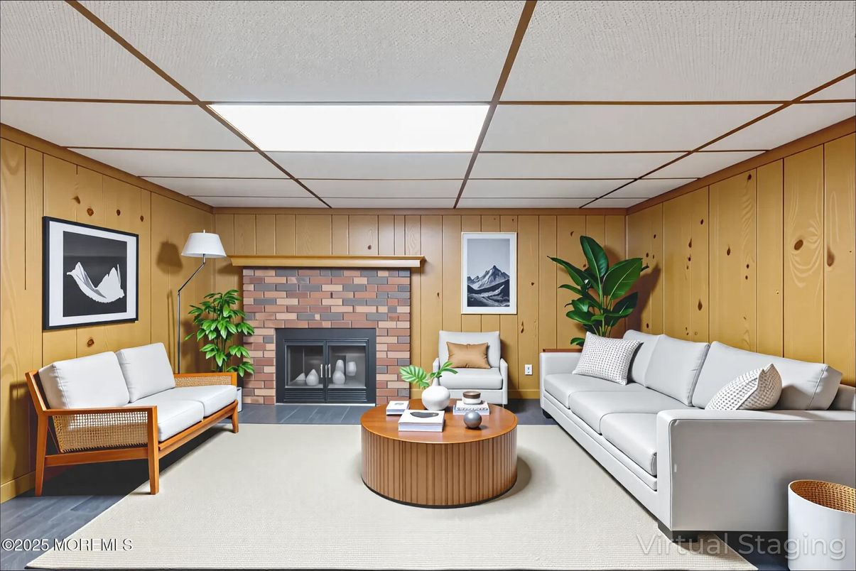 Fireplace, Interior, Living room, Wooden Walls