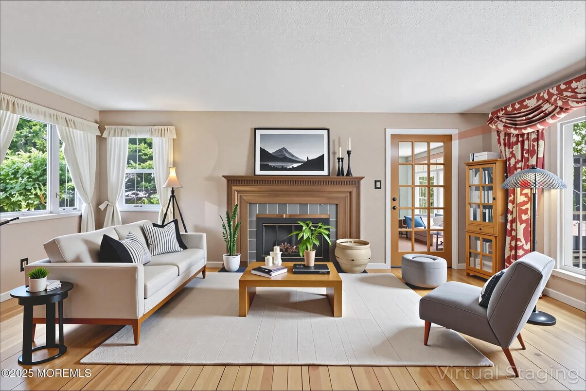 Fireplace, Interior, Living room, Wood Texture Flooring