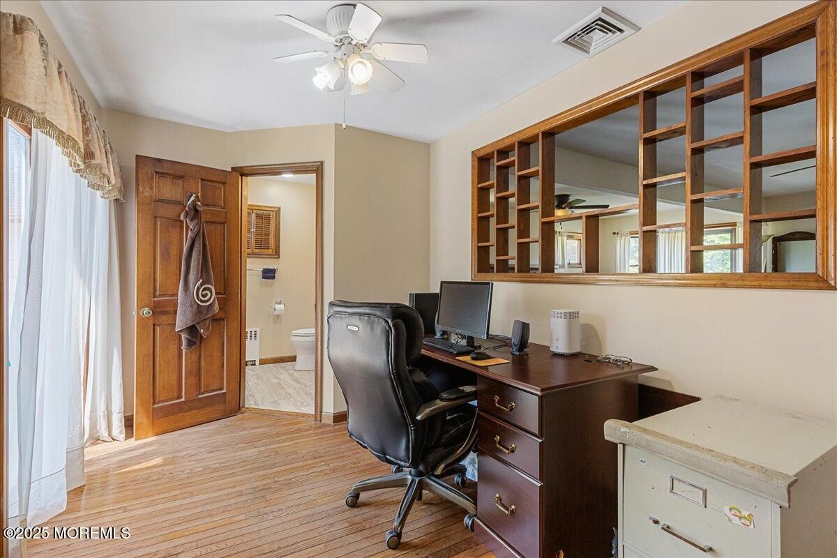 Home Office, Interior, Wood Texture Flooring