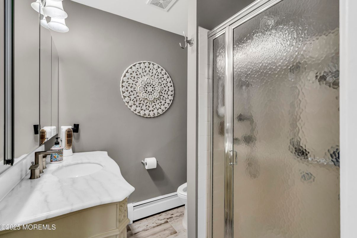 Bathroom, Glass Shower, Interior