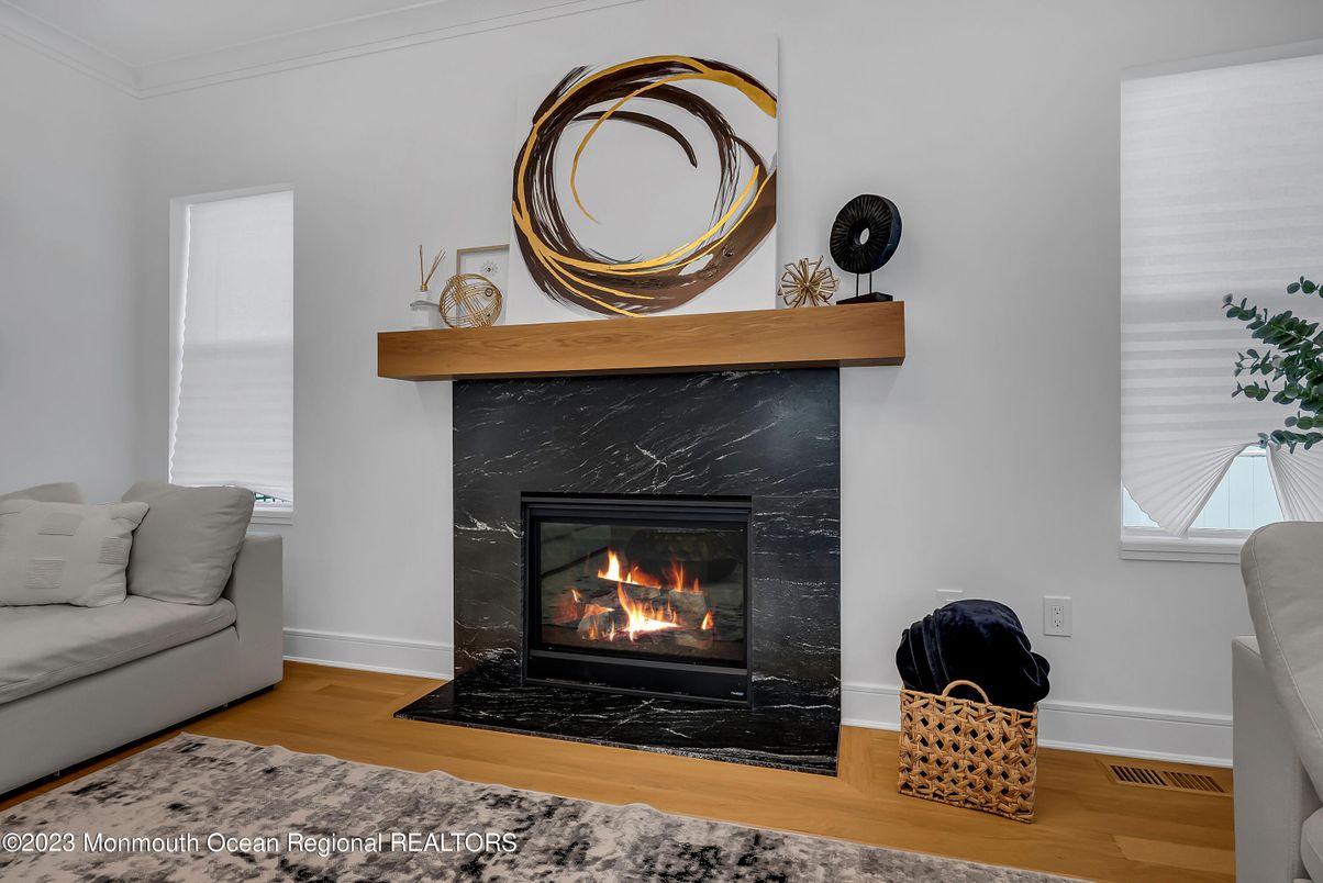 Fireplace, Interior, Wood Texture Flooring