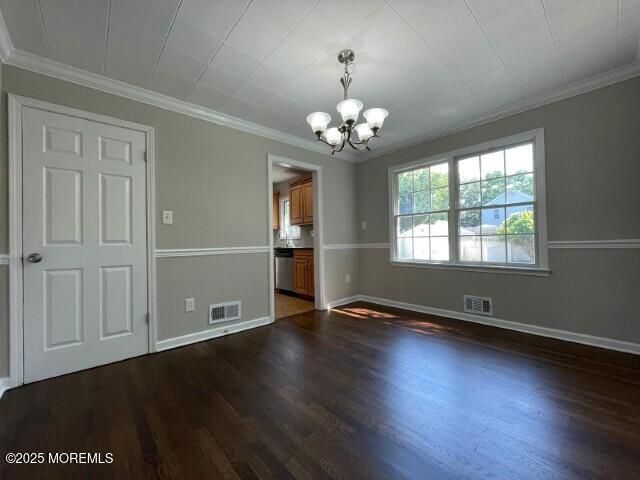 Chandelier, Empty room, Interior, Wood Texture Flooring