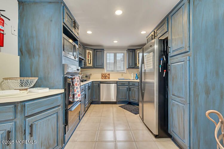 Interior, Kitchen, Recessed Lighting, Stainless Steel Appliances