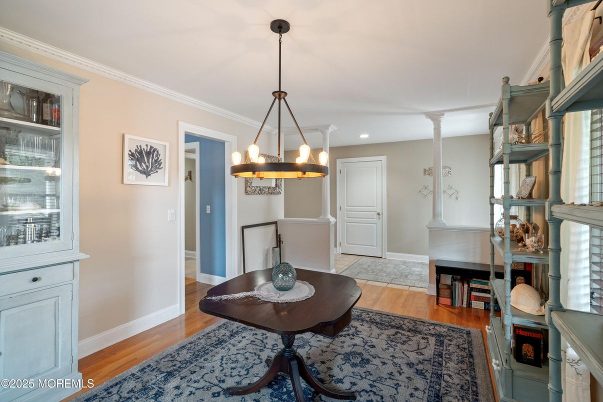 Chandelier, Interior, Pendant Lights, Recessed Lighting, Wood Texture Flooring