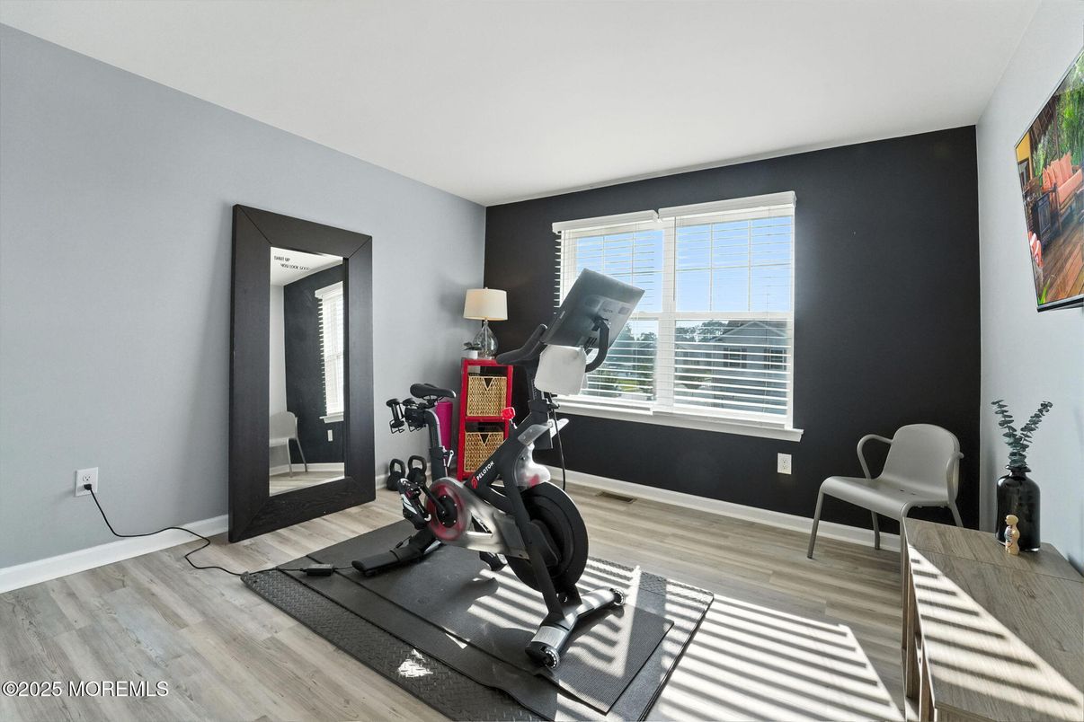 Fitness Equipment, Interior, Wood Texture Flooring