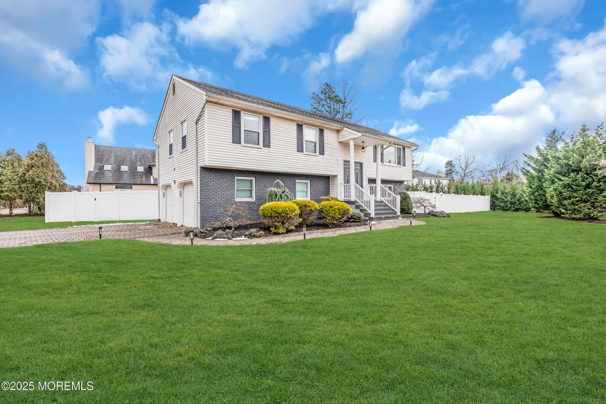 Attached, Backyard, Exterior, Facade, Raised Ranch