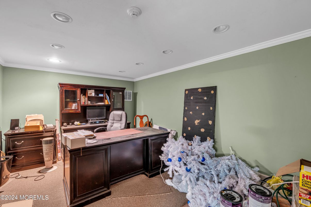 Home Office, Interior, Recessed Lighting