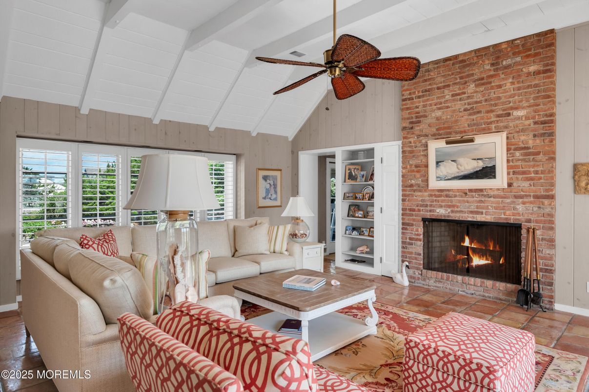 Fireplace, Interior, Living room, Stone Walls