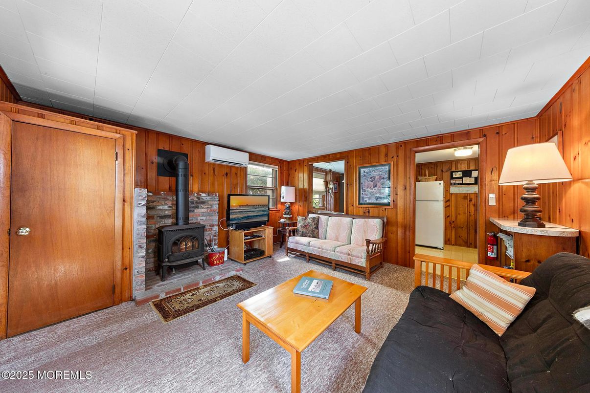 Fireplace, Interior, Living room, Wooden Walls