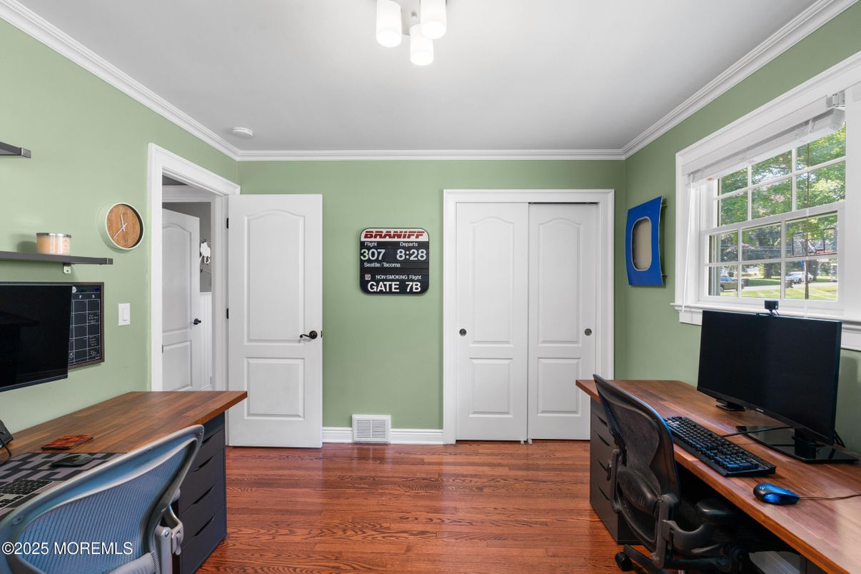 Home Office, Interior, Wood Texture Flooring