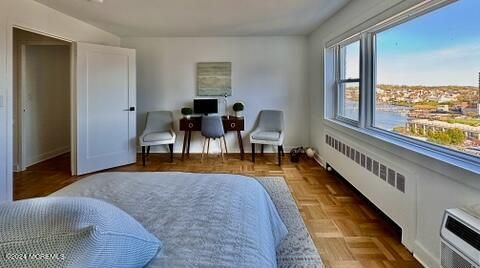Bedroom, Interior, Water, Wood Texture Flooring