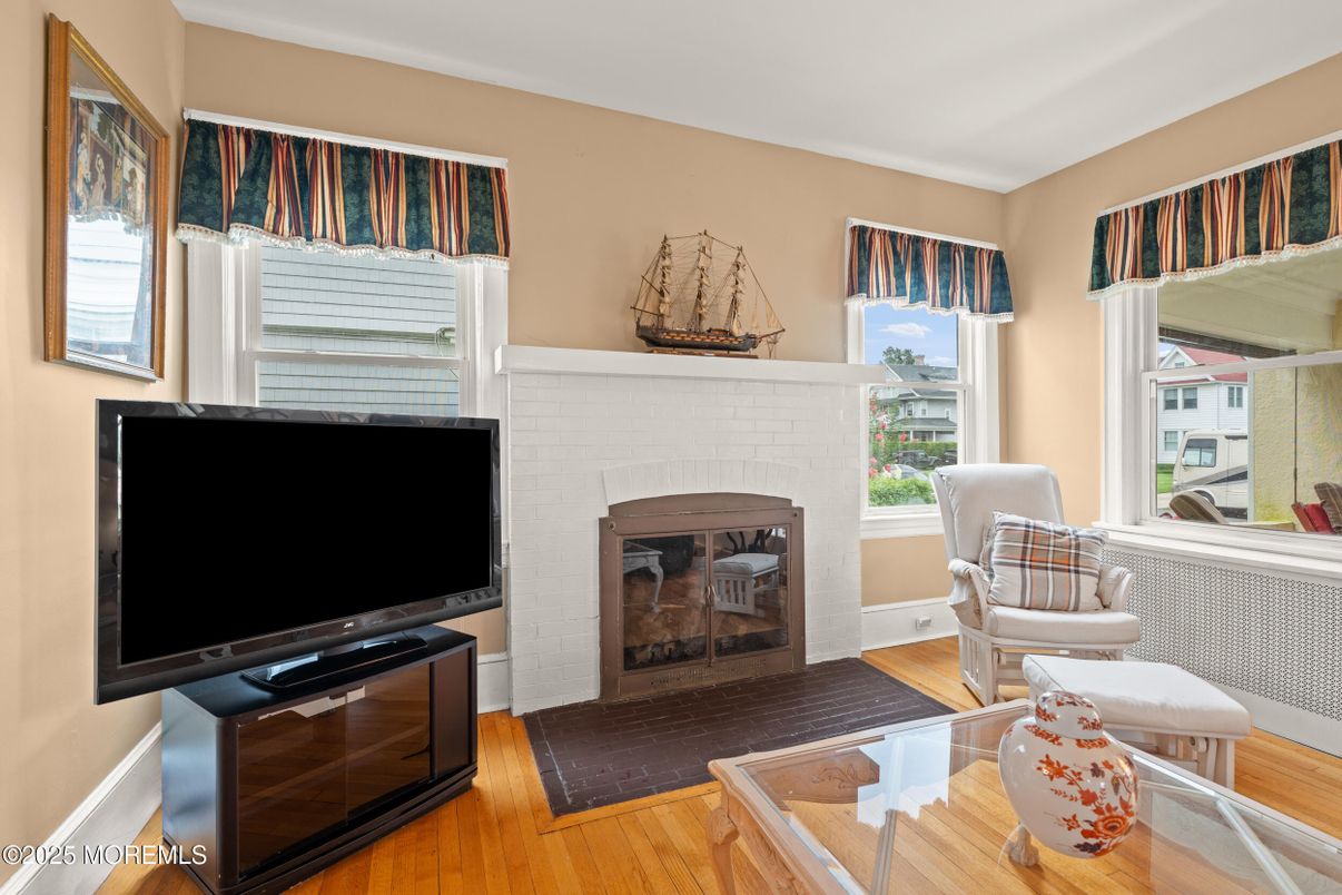 Fireplace, Interior, Wood Texture Flooring