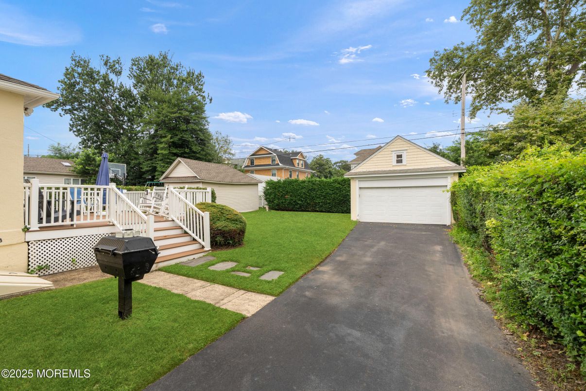 Backyard, Detached Garage, Exterior