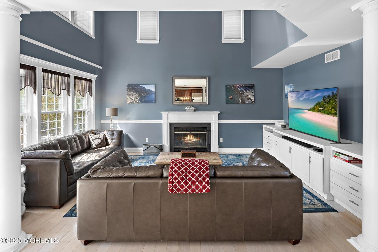 Fireplace, Interior, Living room, Wood Texture Flooring