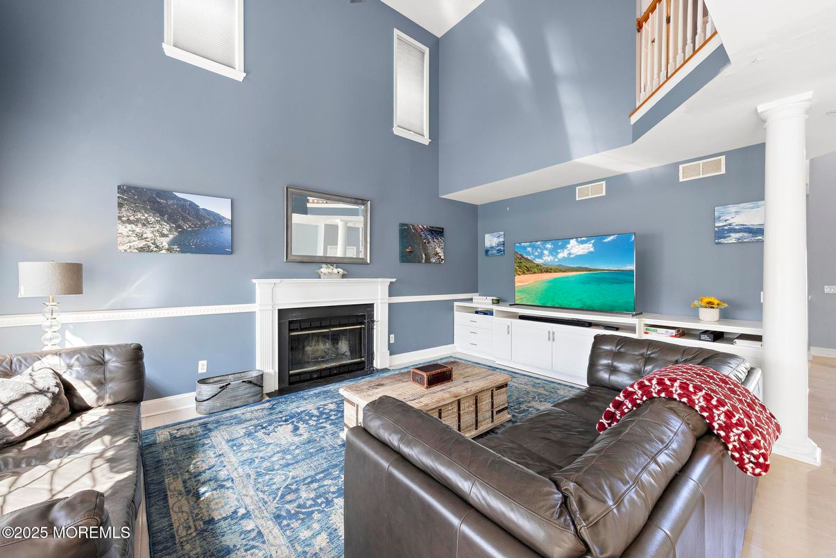 Fireplace, Interior, Living room, Wood Texture Flooring