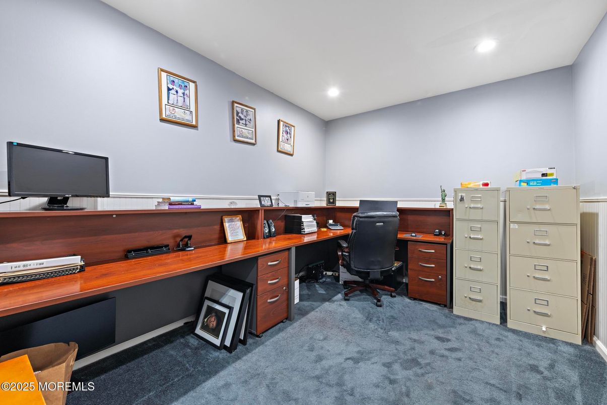 Home Office, Interior, Recessed Lighting