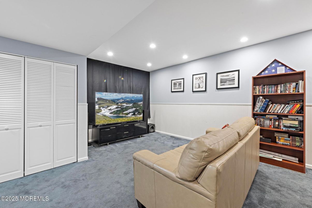 Interior, Living room, Recessed Lighting