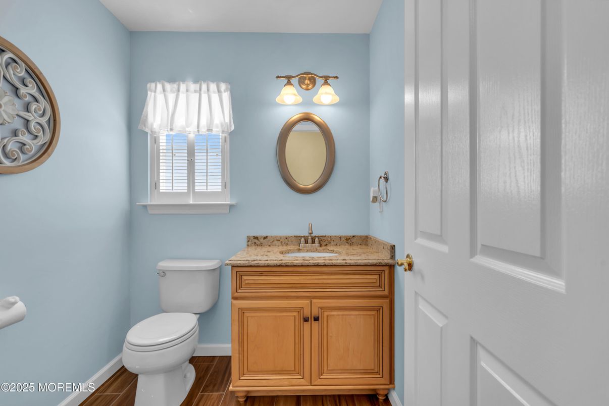 Bathroom, Interior, Wood Texture Flooring