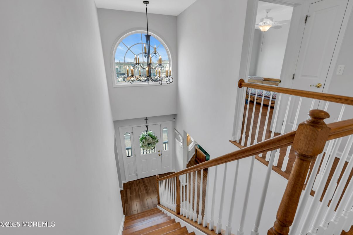 Chandelier, Interior, Wood Texture Flooring