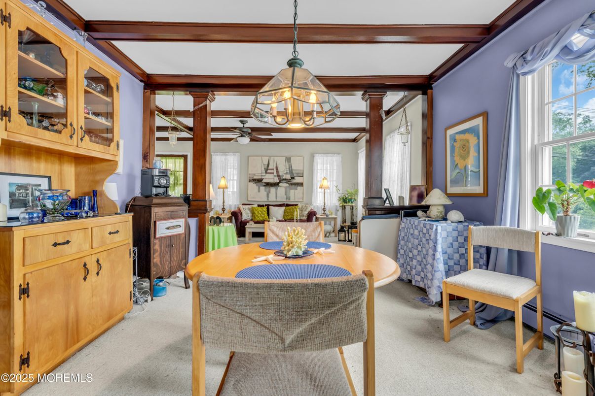 Dining room, Interior, Pendant Lights