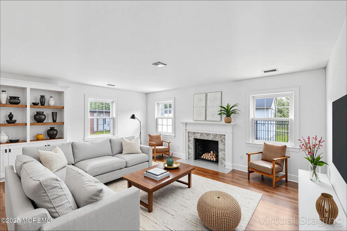 Fireplace, Interior, Living room, Wood Texture Flooring