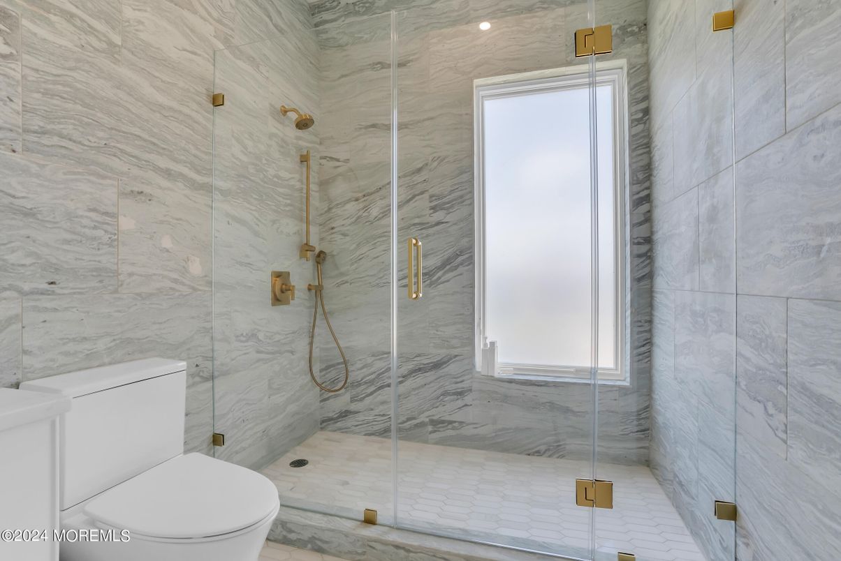 Bathroom, Glass Shower, Interior, Marble, Marble Walls