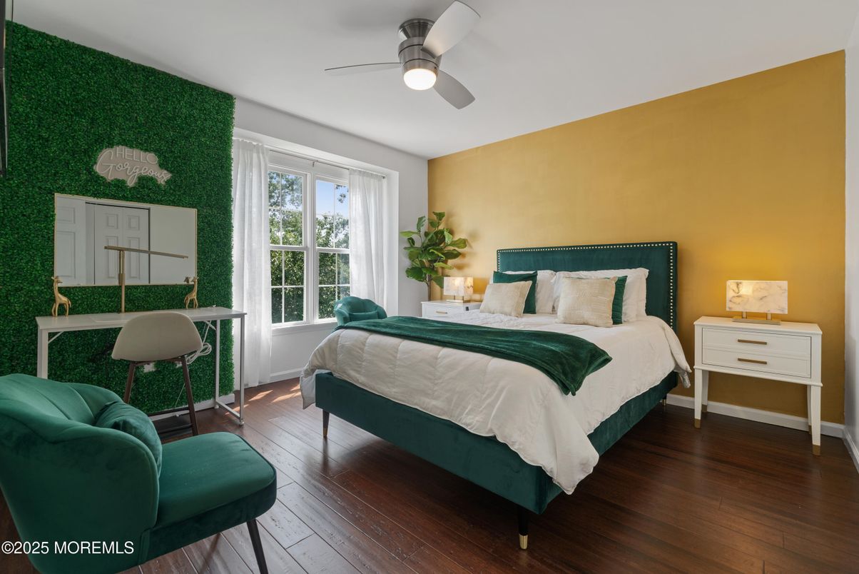 Bedroom, Interior, Wood Texture Flooring