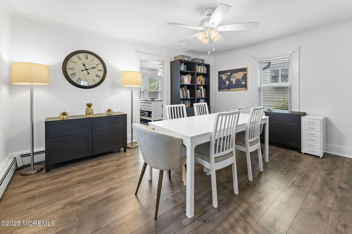 Dining room, Interior, Wood Texture Flooring