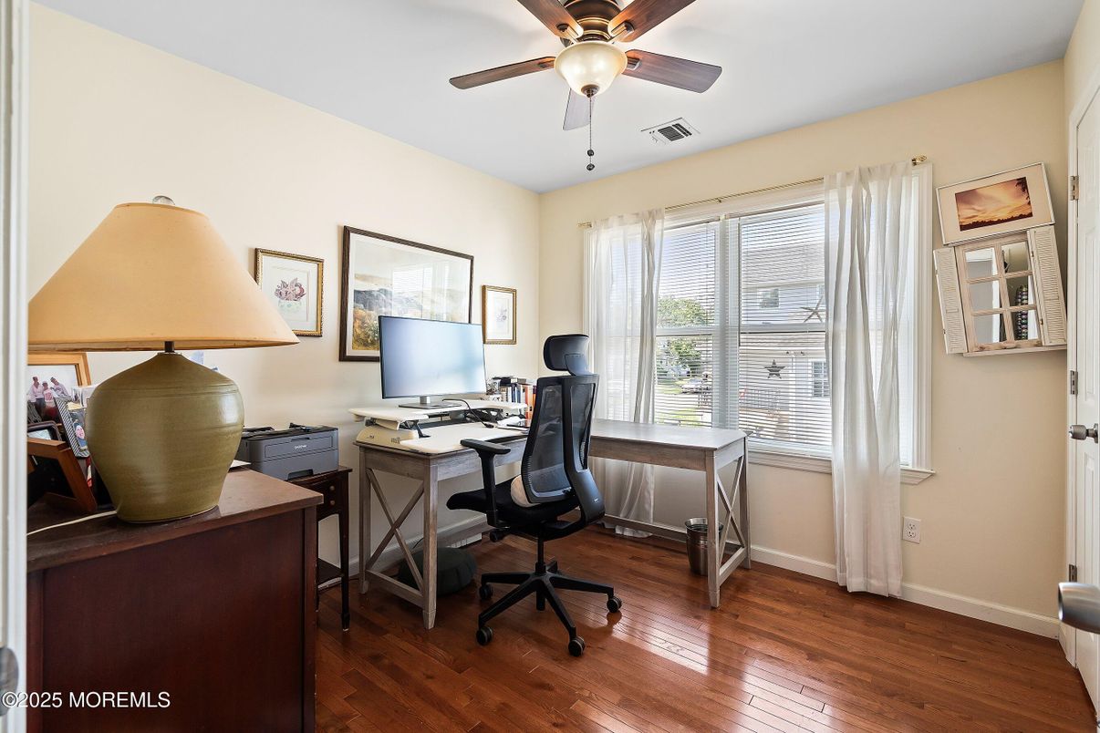 Home Office, Interior, Wood Texture Flooring