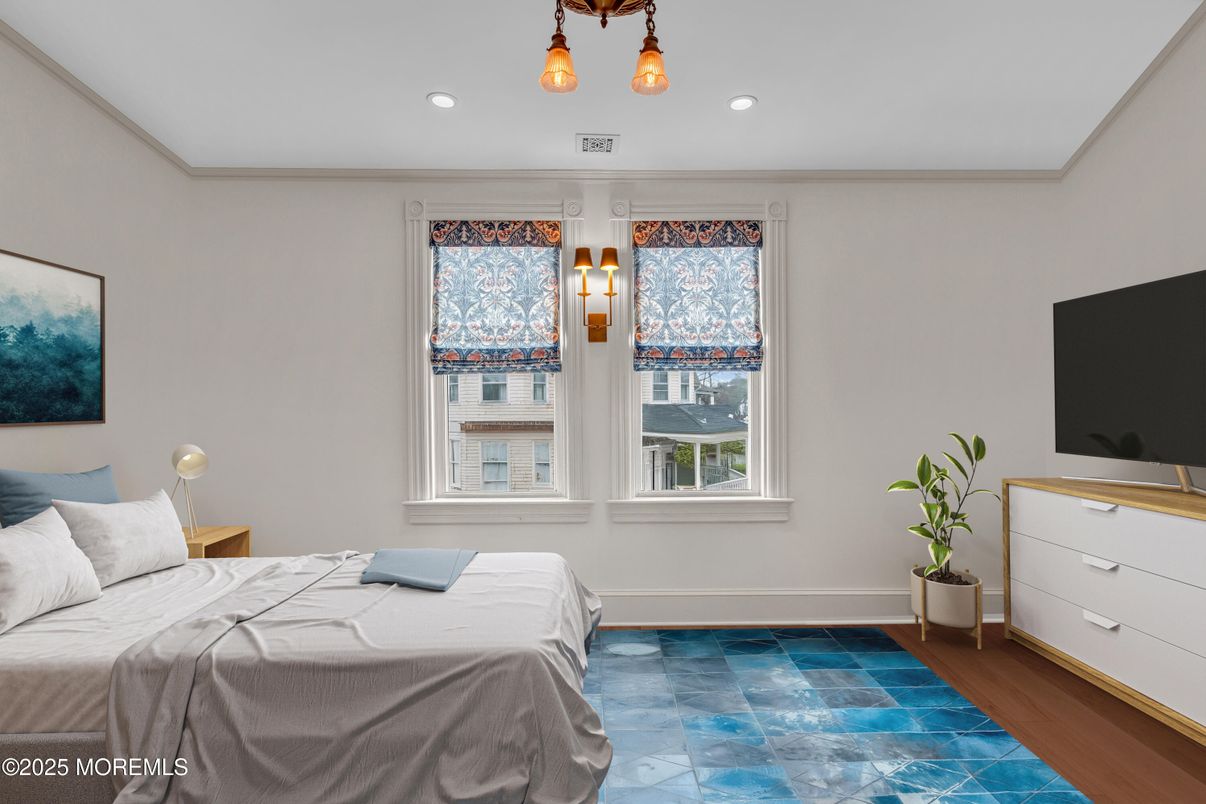 Bedroom, Interior, Recessed Lighting