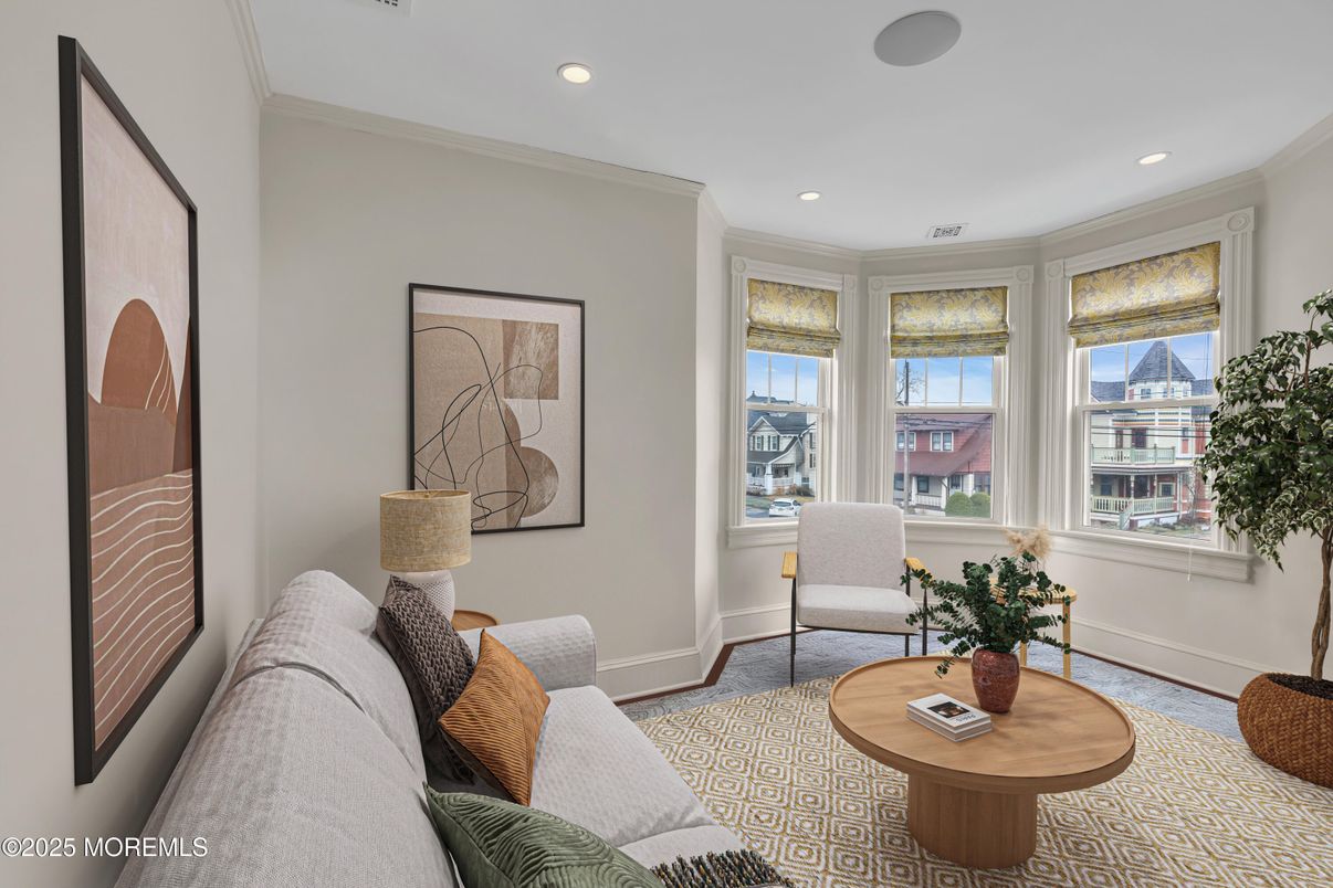 Interior, Living room, Recessed Lighting