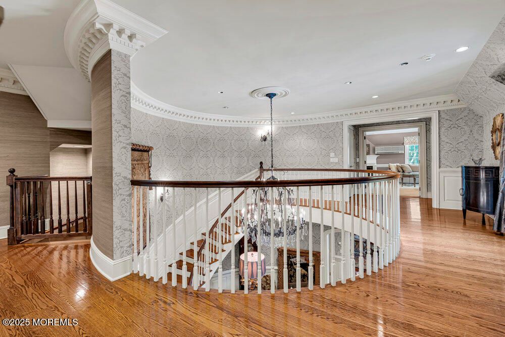 Chandelier, Interior, Recessed Lighting, Wood Texture Flooring