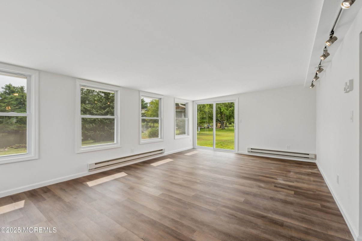 Empty room, Interior, Wood Texture Flooring