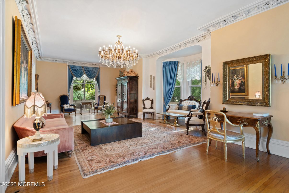 Chandelier, Interior, Living room, Wood Texture Flooring