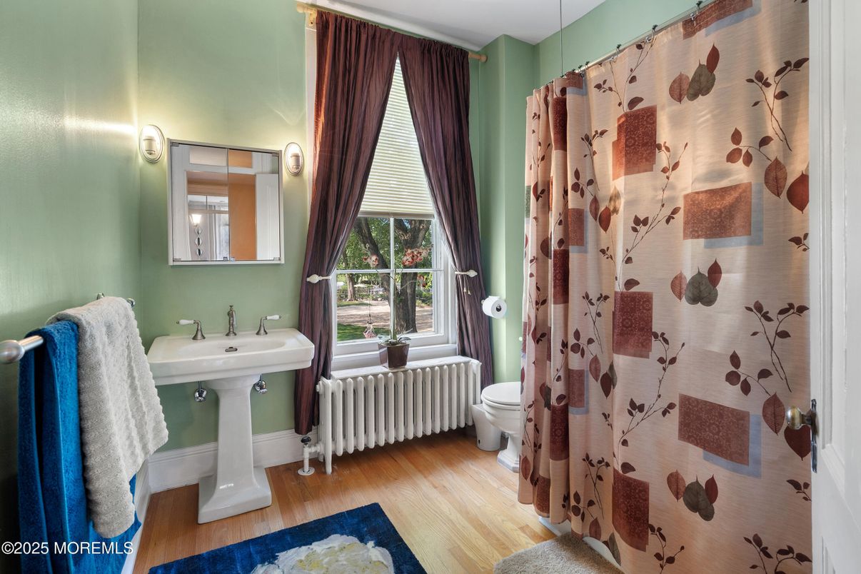 Bathroom, Interior, Wood Texture Flooring
