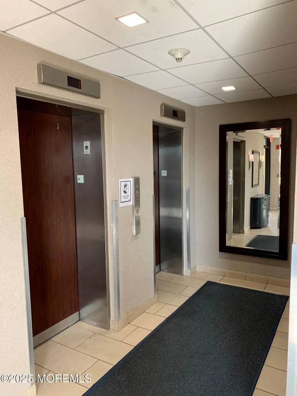 Elevator, Interior, Recessed Lighting
