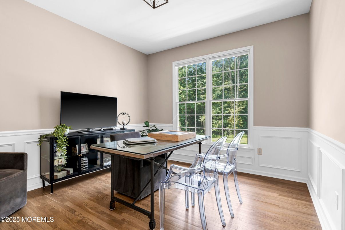 Home Office, Interior, Wood Texture Flooring