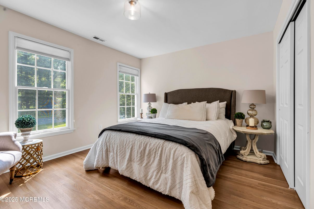 Bedroom, Interior, Wood Texture Flooring