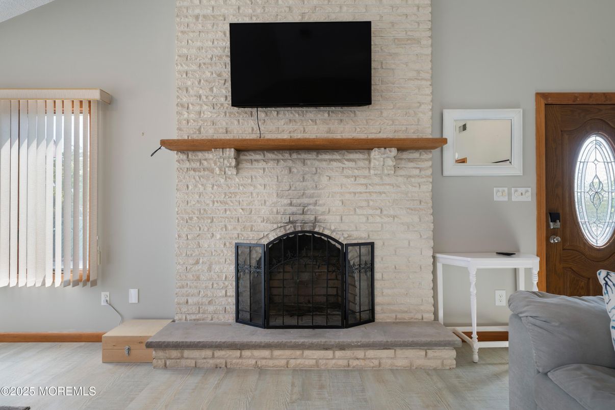 Fireplace, Interior, Stone Walls