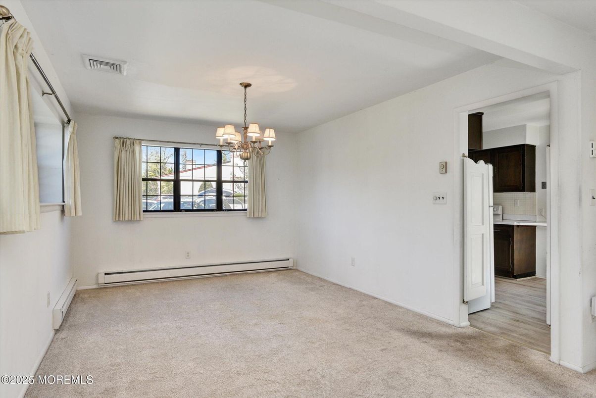 Chandelier, Empty room, Interior
