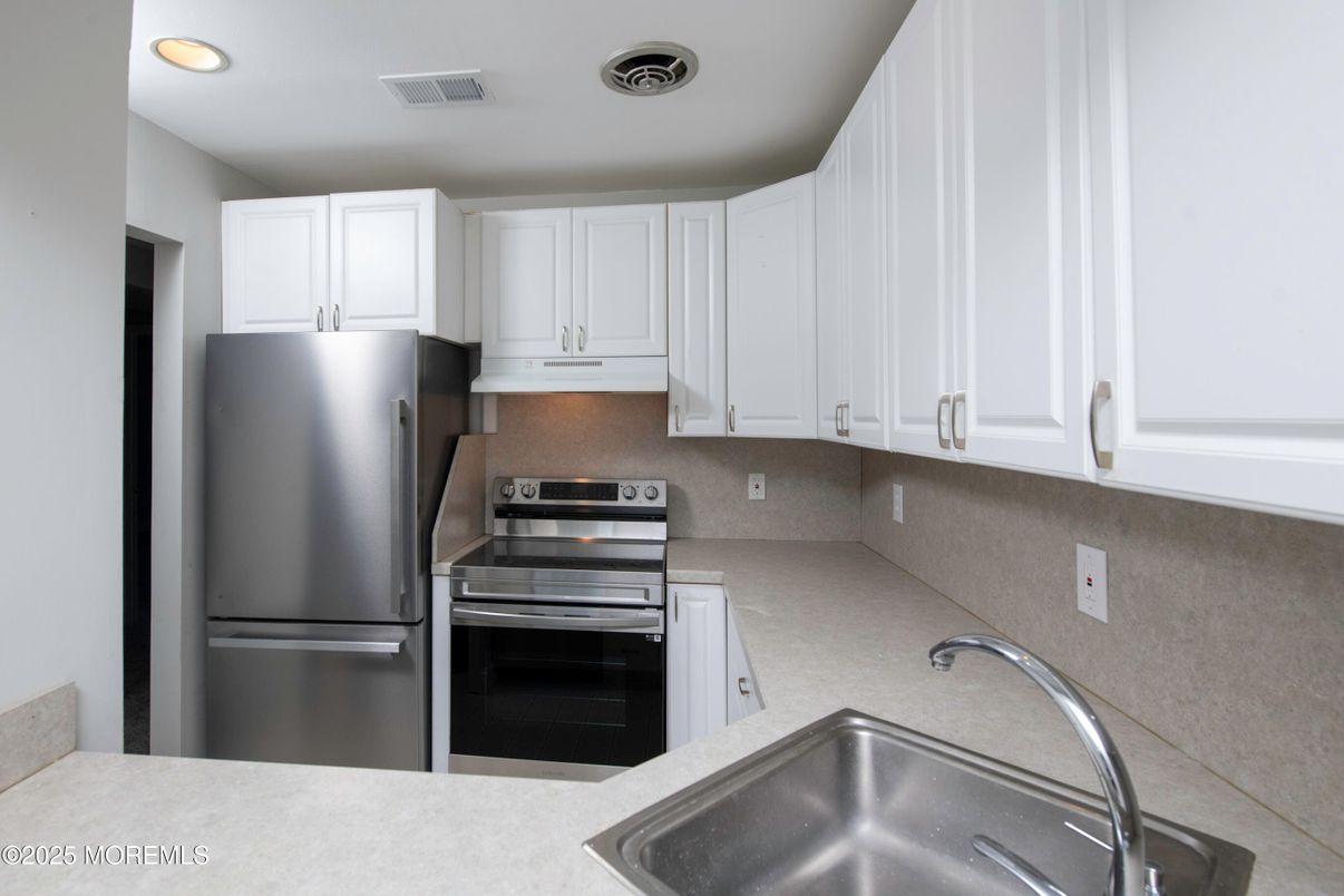 Interior, Kitchen, Recessed Lighting, Stainless Steel Appliances