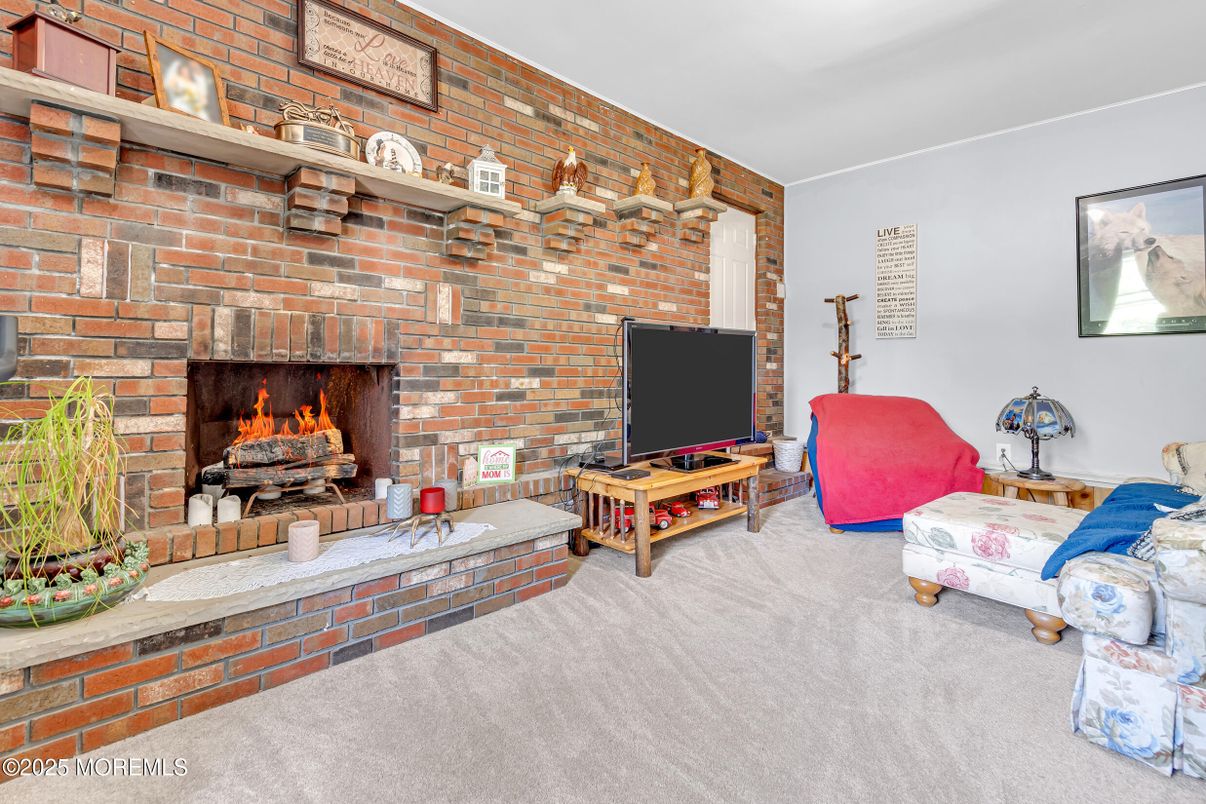 Fireplace, Interior, Stone Walls