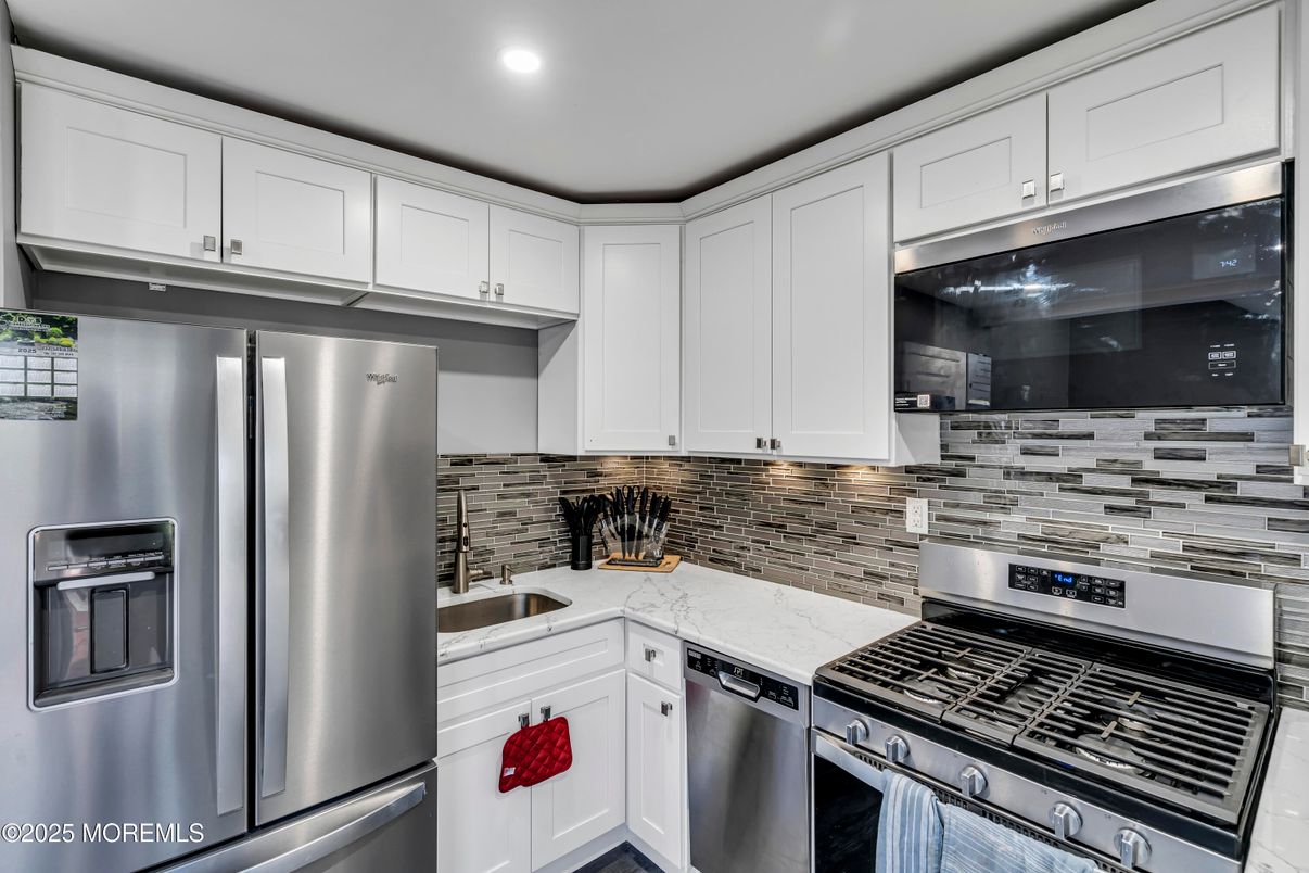 Interior, Kitchen, Recessed Lighting, Stainless Steel Appliances