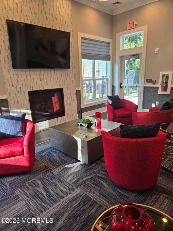 Fireplace, Interior, Living room, Recessed Lighting