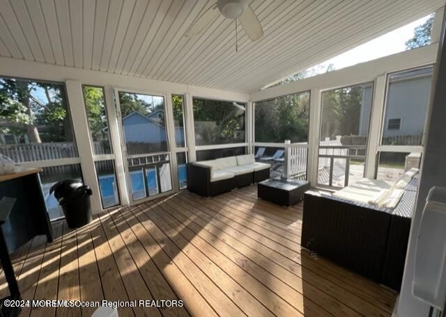 Interior, Sun Room, Wood Texture Flooring
