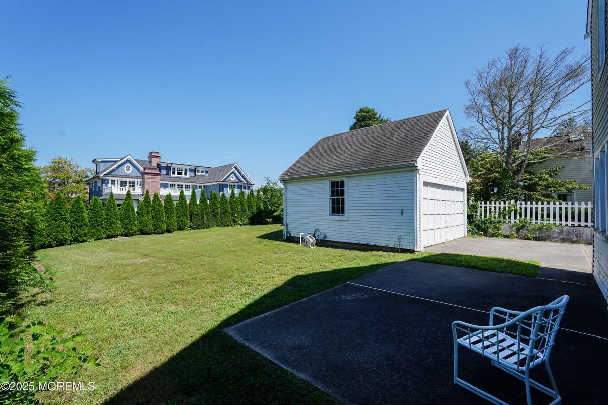 Backyard, Detached Garage, Exterior