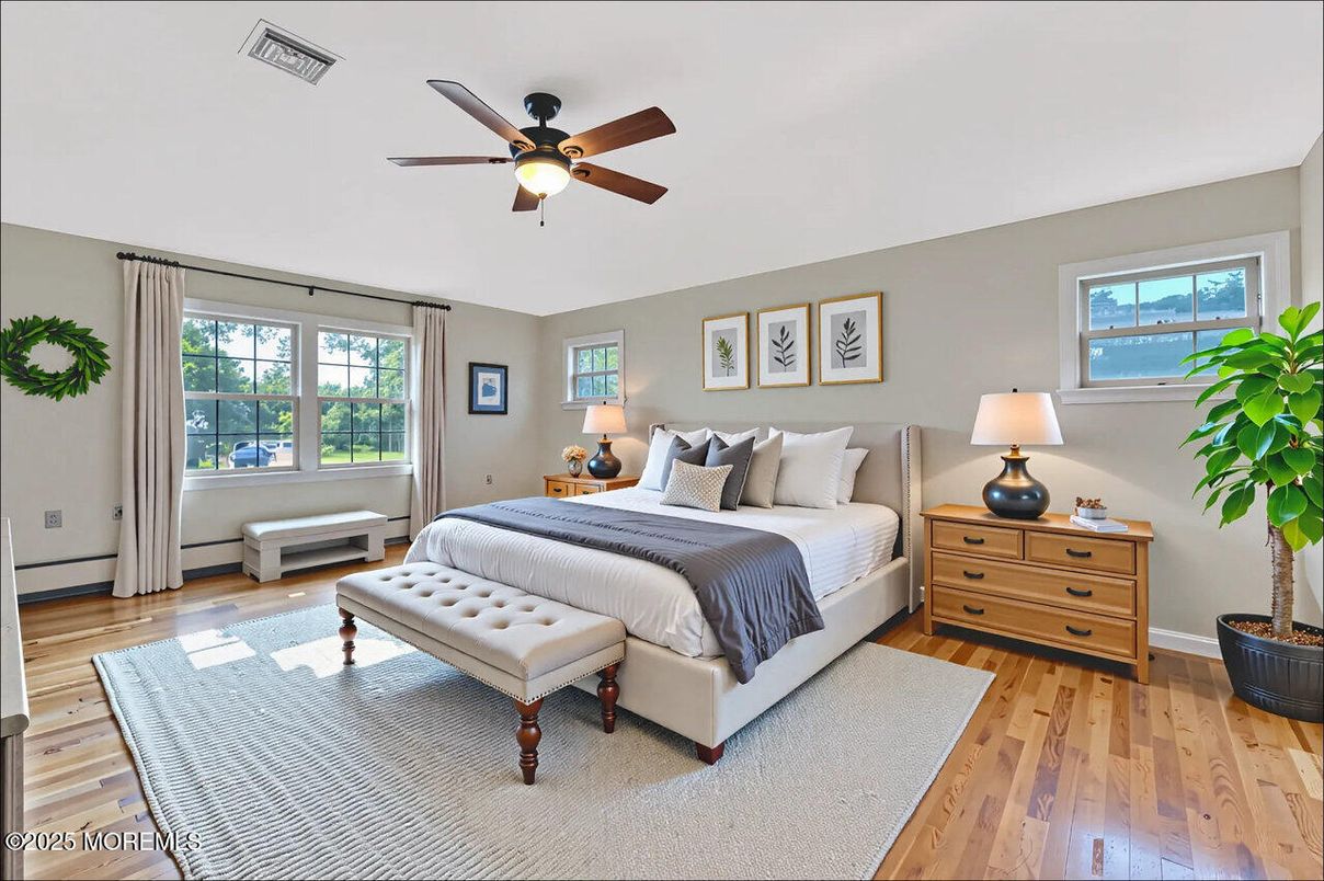 Bedroom, Interior, Wood Texture Flooring