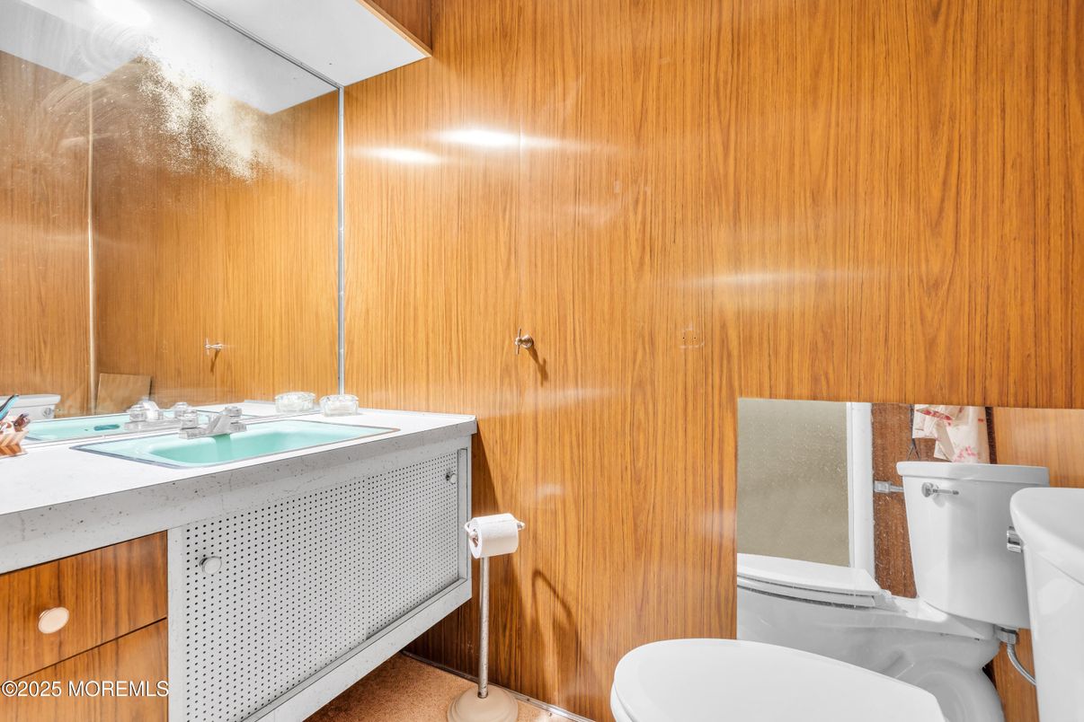 Bathroom, Interior, Wooden Walls