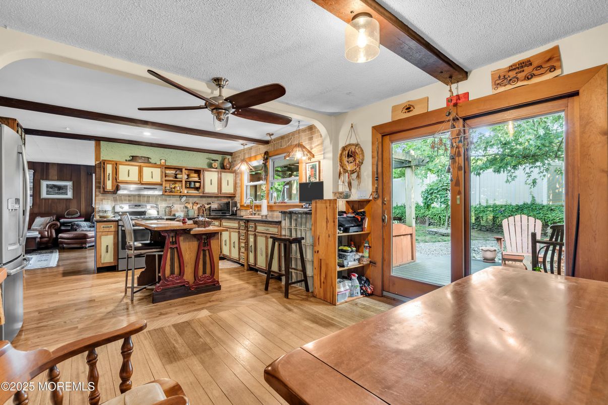Interior, Kitchen, Wood Texture Flooring