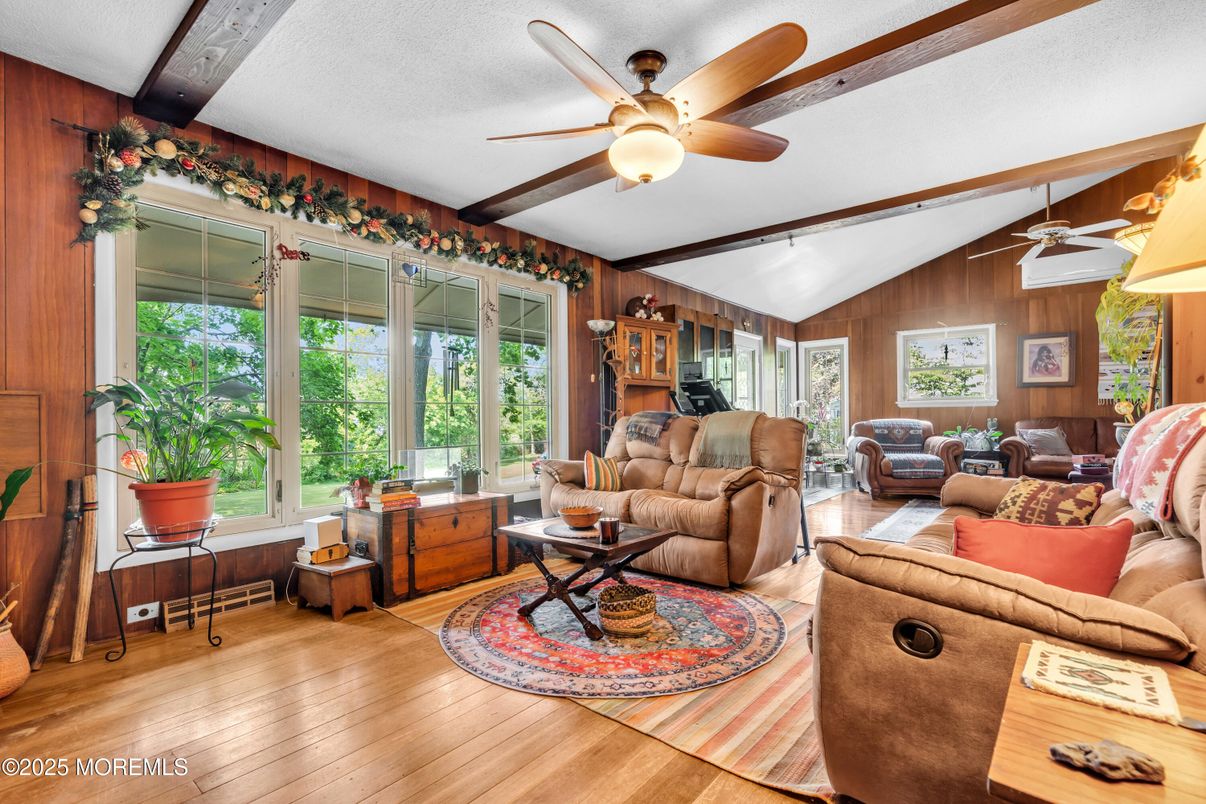 Interior, Living room, Wood Texture Flooring, Wooden Walls